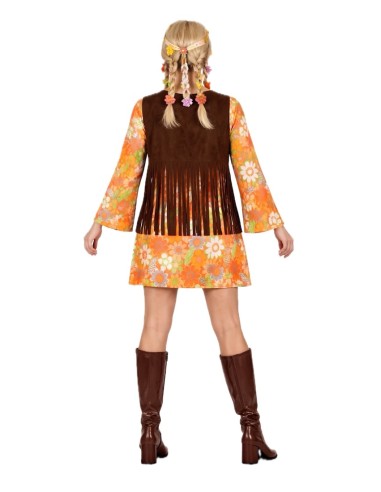 Déguisement Hippie Femme Taille M | Déguisements pour Adultes Le Roi du Carnaval